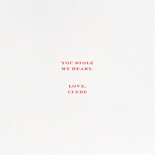 LOVE - Greeting Card by kate spade new york - Back