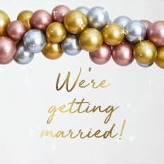 We're getting
married!