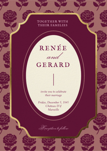 Heritage Frame - Wedding Invitation by Paperless Post