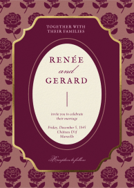 Heritage Frame - Wedding Invitation by Paperless Post