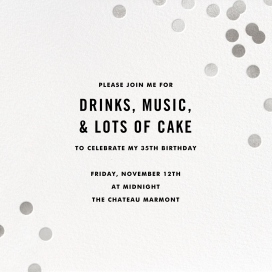 Confetti (Square) - Birthday Invitation by kate spade new york