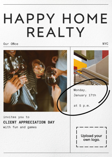 Circle It (Customizable Template) - Appreciation Event Invitation by Paperless Post