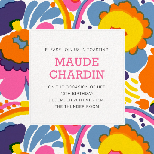 Pieni - Birthday Invitation by Marimekko