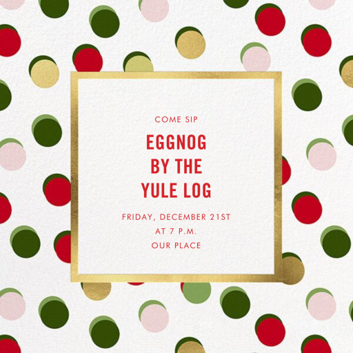 Hot Dotties - Christmas Party Invitation by kate spade new york