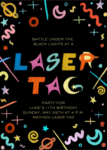 Laser Land by Paperless Post