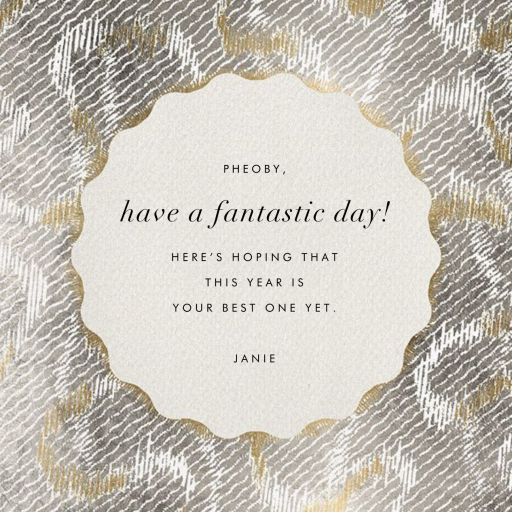 Coquette - Birthday Card by Kelly Wearstler