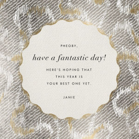 Coquette - Birthday Card by Kelly Wearstler