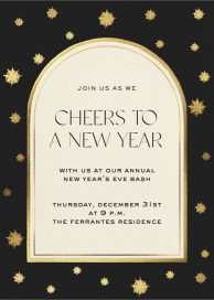 Gilded Night - New Year's Eve Invitation by Jungalow
