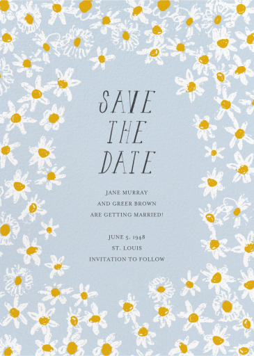 Among the Daisies - Save the Date by Mr. Boddington's Studio
