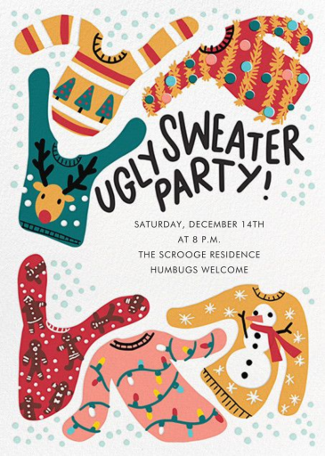 Knit's Hideous - Invitation by Hello!Lucky