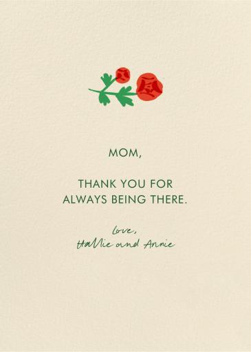 Little Red Roses by Hello!Lucky - Back