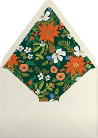 Evergreen Holiday Bouquet - Rifle Paper Co. Envelope