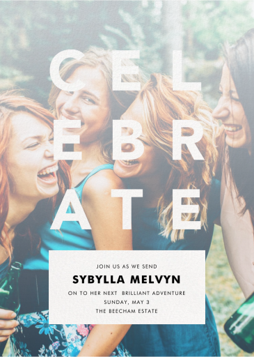 Celebratory Haze - Celebration Invitation by Paperless Post