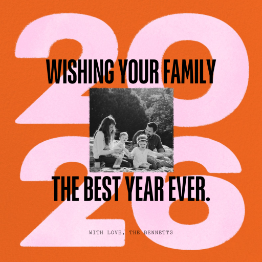 Lucky Us - New Year's Card by Paperless Post