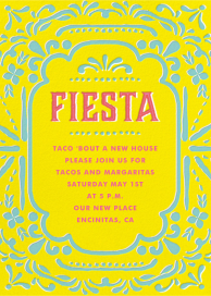 Fiesta Frame - Celebration Invitation by Cheree Berry Paper & Design