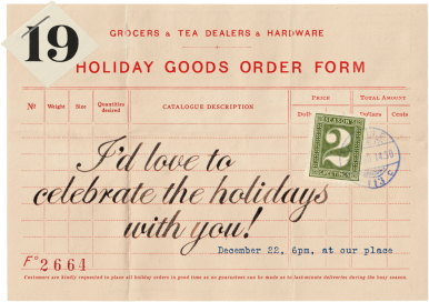 Holiday Goods by Annie Atkins