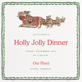 Santa Sleigh (Paige Spearin) by Dogwood Hill