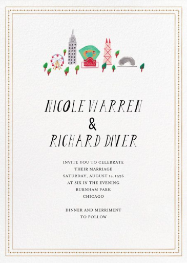 Miss Windy City (Invitation) by Mr. Boddington's Studio