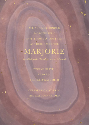 Intarsia - Religious Invitation by Paperless Post