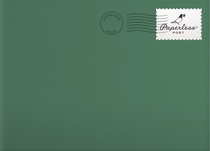 Ornamental Tree - Greeting - Martha Stewart Envelope