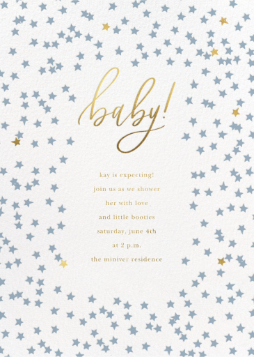 Mixed Stars - BBQ Invitation by Sugar Paper