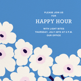 Unikko (Square) - Happy Hour Invitation by Marimekko