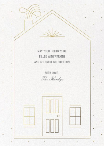 Five Windows - Holiday Card by Paperless Post - Back