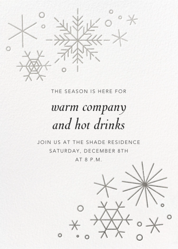 No Two Alike - Winter Party Invitation by Paperless Post