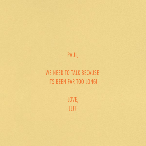 Off the Hook - Greeting Card by Paperless Post - Back