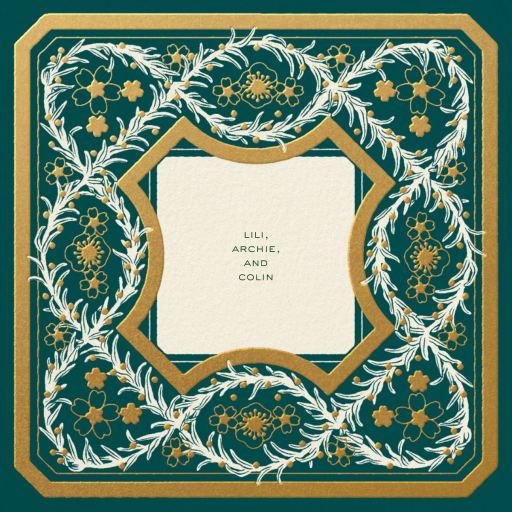 Camelot - Christmas Card by Paperless Post - Back