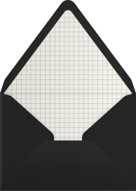Minimalist Calendar Save the Date Envelope