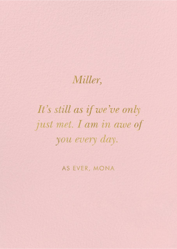 Vintage Valentine - Valentine's Day Card by Rifle Paper Co. - Back