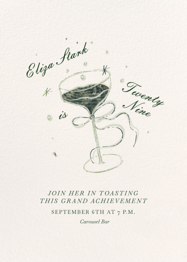 Moonlit Coupe - Invitation by Ten Story Stationery