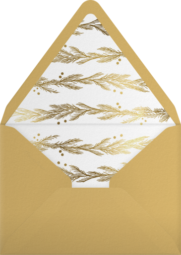 Festive Winter Pine - Paperless Post Envelope