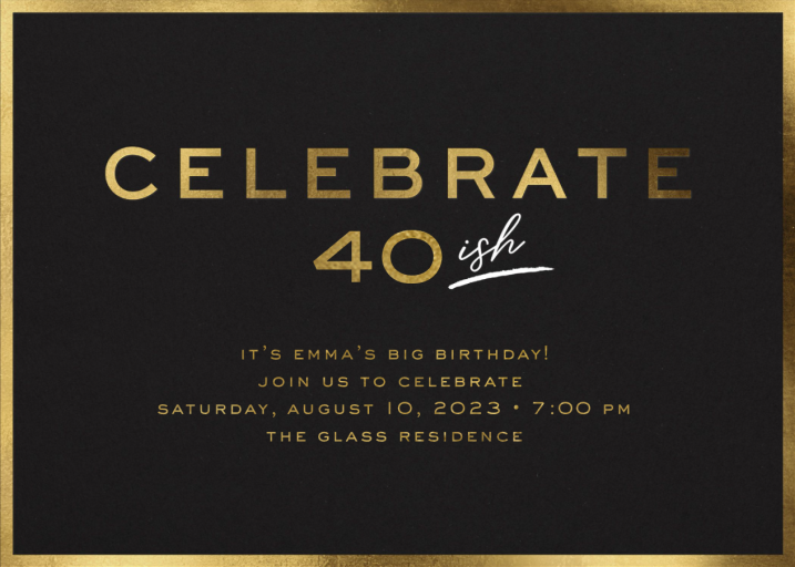 Youngish - Birthday Invitation by Cheree Berry Paper & Design