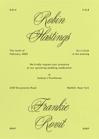 Kindly - Wedding Invitation by Goods Gang