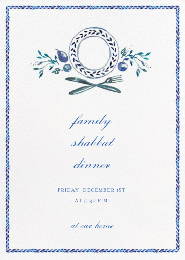 Plat Du Jour - Religious Invitation by Happy Menocal