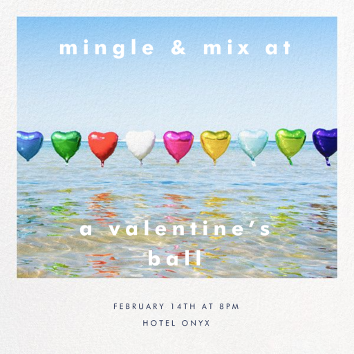 Hearts - Valentine's Day Invitation by Gray Malin