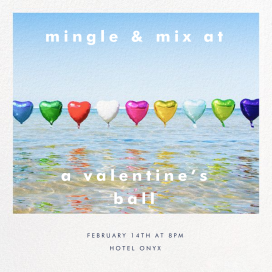 Hearts - Valentine's Day Invitation by Gray Malin