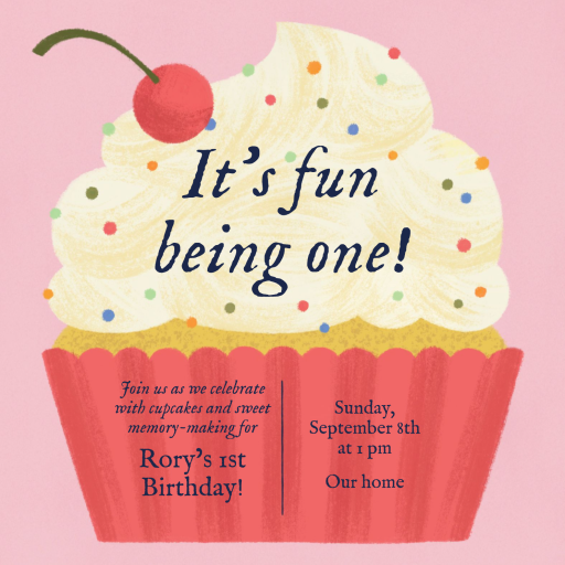 Sweetest Sprinkles - First Birthday Invitation by Paperless Post