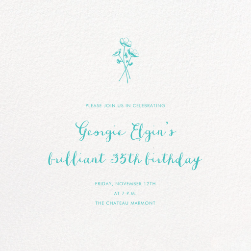 Ivory Plain - Birthday Invitation by Paperless Post
