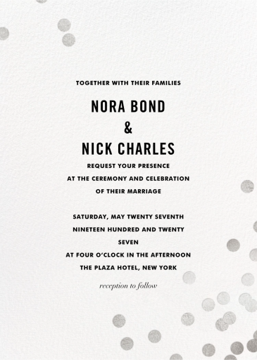 Confetti (Invitation) by kate spade new york