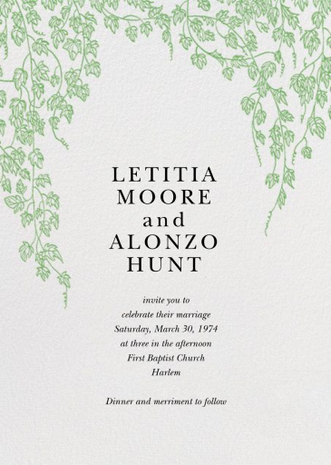 Gwendolyn II - Wedding Invitation by Paperless Post