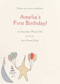 Star Shine - Birthday Invitation by Carly Kuhn