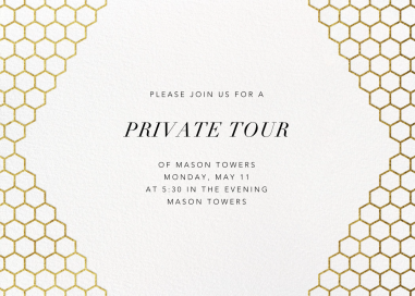 Honeycomb Party - VIP Event Invitation by Paperless Post