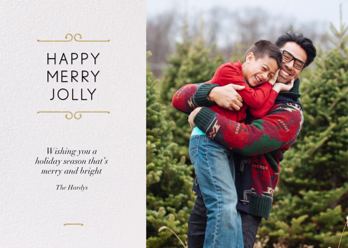 Merry Scrollwork - Christmas Card by Paperless Post