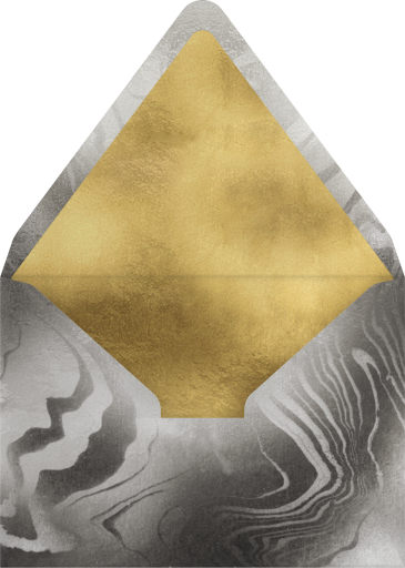 Golden Note (Custom Magic Art) - Paperless Post Envelope