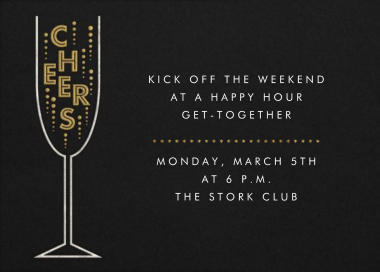 Cheers - Happy Hour Invitation by Paperless Post