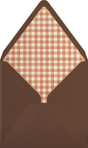 Watercolor Pumpkin Invitation Envelope