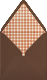 Watercolor Pumpkin Invitation Envelope